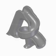 Global Tsunami 7'8" Pool Slide, Gray Granite, GPPSTS - GREY – Vita Pool Supply