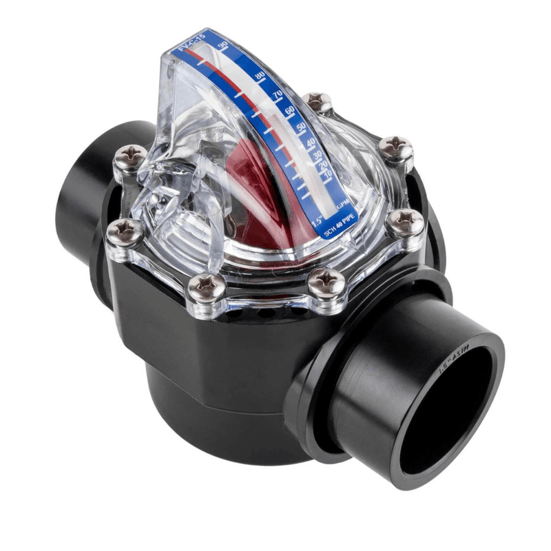 H2flow FV - 15 1.5" FlowVis Flowmeter Check Valve FV15 – Vita Pool Supply