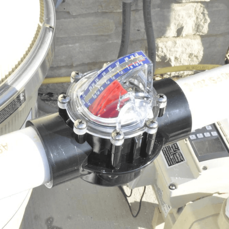 H2flow FV - 25 2.5" FlowVis Flowmeter Check Valve FV25 – Vita Pool Supply