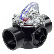 H2flow FV - C - S 2" - 2.5" FlowVis Flowmeter with Safety Flapper FVCS – Vita Pool Supply
