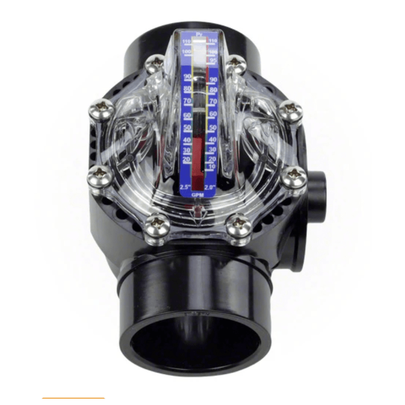 H2flow FV - C - S 2" - 2.5" FlowVis Flowmeter with Safety Flapper FVCS – Vita Pool Supply