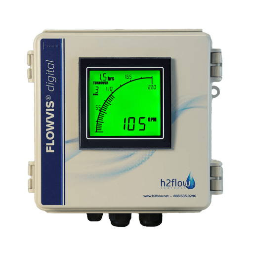 H2flow FV - D FlowVis Flowmeter Digital Upgrade Kit 1.5" - 8" FVD – Vita Pool Supply