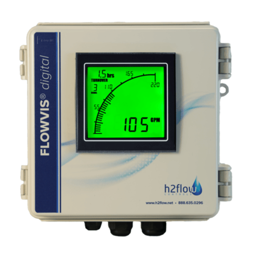H2flow FVD - EC Display Extension Cable 26.25' for FV - D FlowVis Digital Flow Meter – Vita Pool Supply