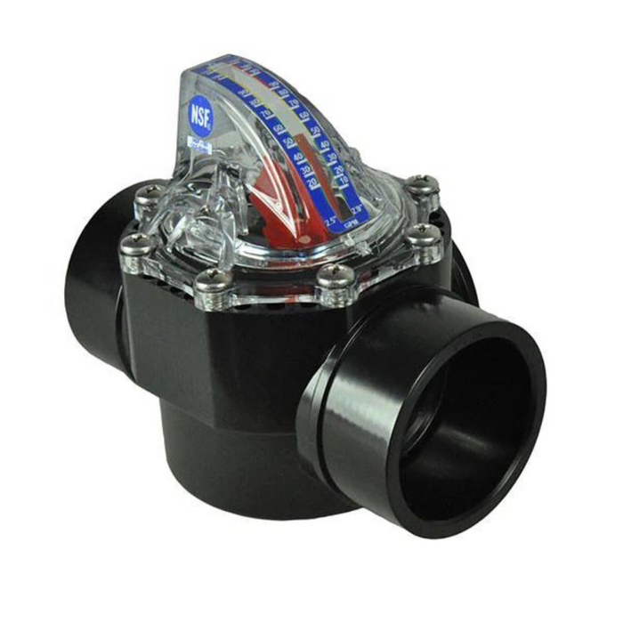 H2flow FV-25 2.5" FlowVis Flowmeter Check Valve FV25