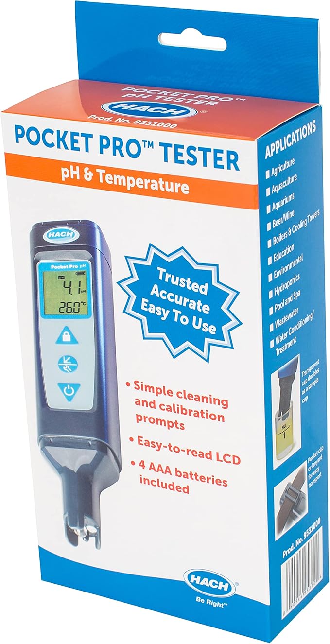 Hach 9531000E Pocket Pro pH Tester – Vita Pool Supply