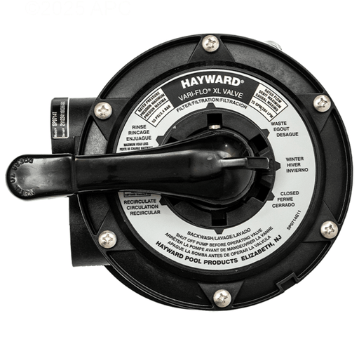 Hayward 1.5" FPT Pro Black Vari - Flo MPV Multiport 7 - Position Control Valve, SP714T SP0714T – Vita Pool Supply