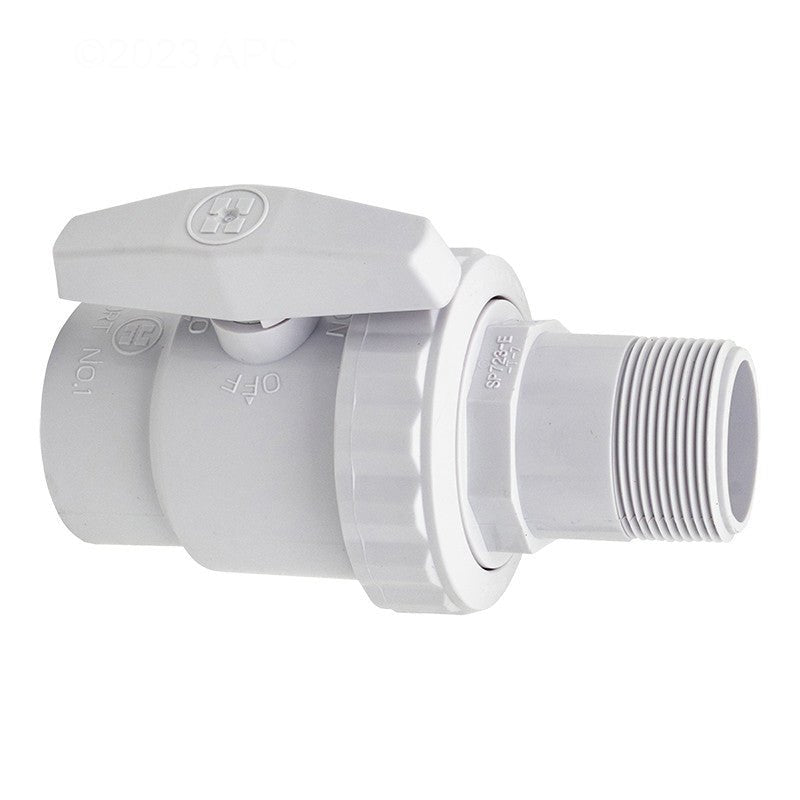 Hayward 1.5" MPT X1.5" FPT ABS Trimline Ball Valve, SP0723 – Vita Pool Supply