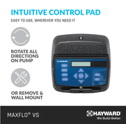 Hayward 1.65 HP MaxFlo VS 500 Variable Speed Pump, W3SP2303VSP – Vita Pool Supply