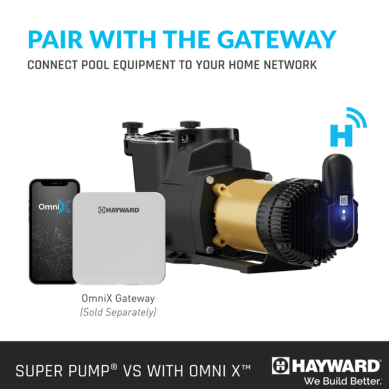 Hayward 2.25HP Super Pump VS 620 Variable Speed Pump with OmniX App Control (W3VSP26620) – Vita Pool Supply