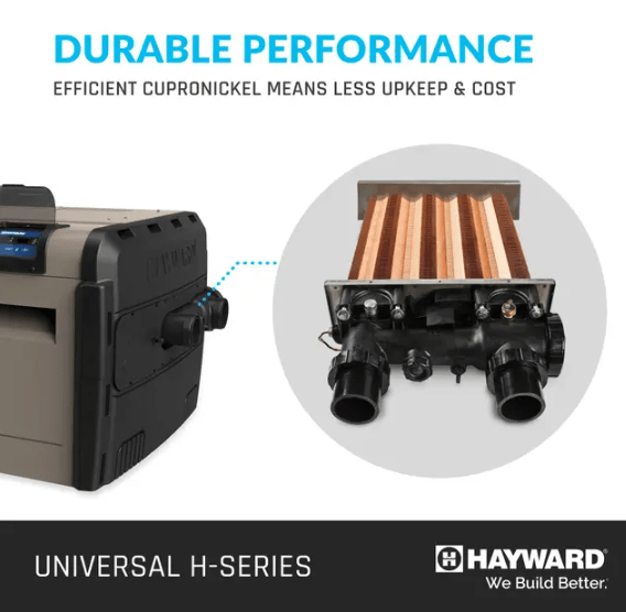Hayward 400K BTU H - Series Propane Heater, Cupronickel, W3H400FDP – Vita Pool Supply
