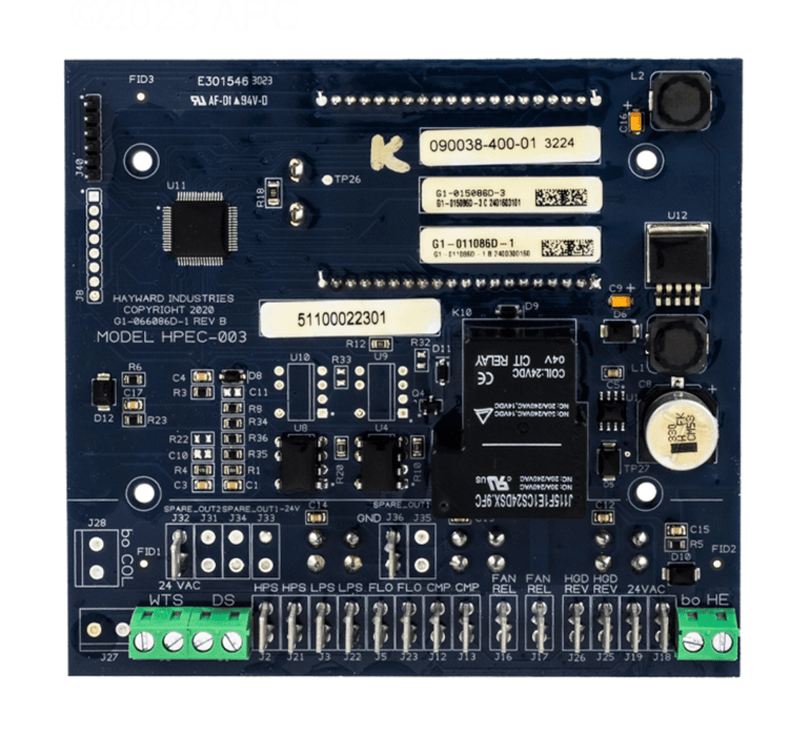Hayward Control Board for HeatPro HP21404T SMX306000016 HPX51100122201 – Vita Pool Supply