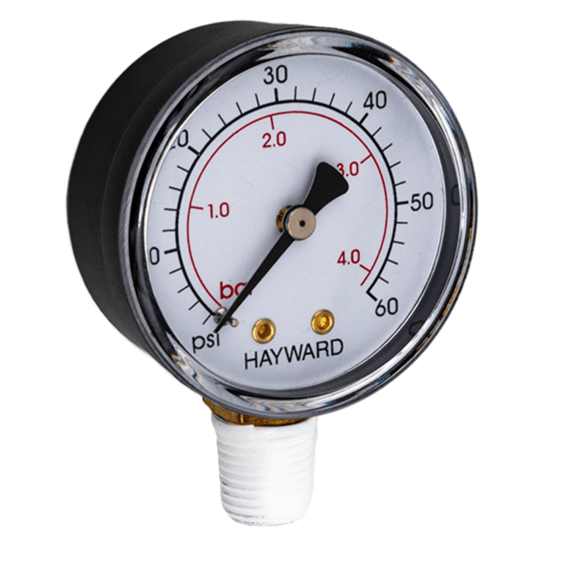 Hayward Pressure Gauge With 1/4" Bottom Mount, 0 - 60 PSI (ECX270861) – Vita Pool Supply