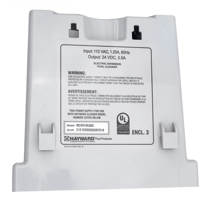 Hayward RCX97453QC TigerShark Robotic Cleaner Power Supply (115V) – Vita Pool Supply