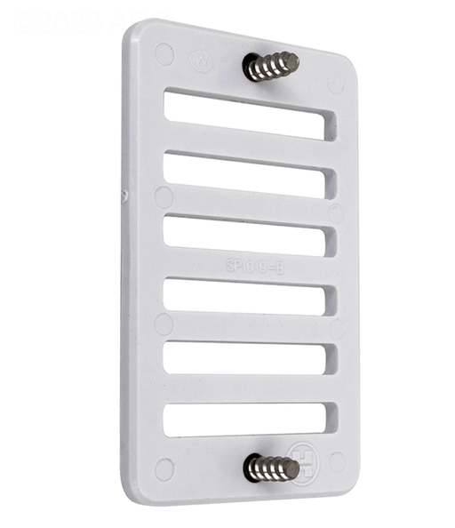 Hayward SP1019BA Rectangular Gutter Drain Grate with Screws, White – Vita Pool Supply