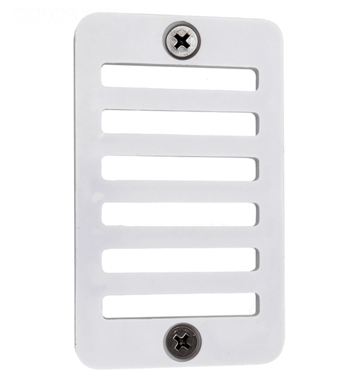 Hayward SP1019BA Rectangular Gutter Drain Grate with Screws, White – Vita Pool Supply