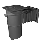 Hayward SP10841OMDGR 1.5" FPT Auto - Skim Skimmer, Square Lid, Outside Mount, Dark Grey – Vita Pool Supply