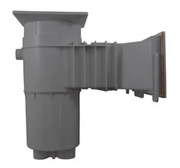 Hayward SP10852OMDGR 1.5" FPT Auto - Skim Wide Track Skimmer, Flush Outside Mount, Dark Grey – Vita Pool Supply