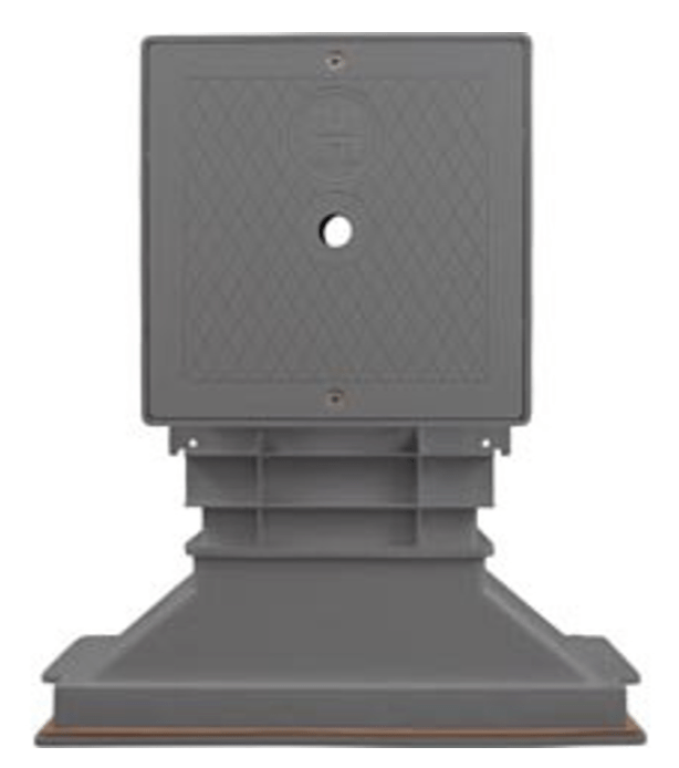 Hayward SP10852OMDGR 1.5" FPT Auto - Skim Wide Track Skimmer, Flush Outside Mount, Dark Grey – Vita Pool Supply