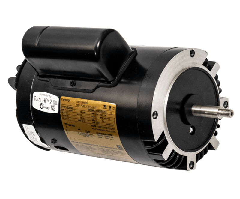 Hayward SPX1615Z2MS 2 HP Pump Motor 2 - Speed Threaded Shaft for Super Pumps SP2600X – Vita Pool Supply