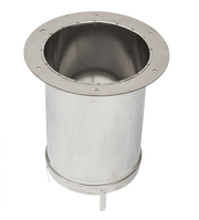 Hayward UHXPOSHZ14008 8" Positive Pressure Indoor Vent Adapter for Universal H - Series H400 Heaters – Vita Pool Supply