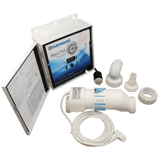 Hayward W3AQTROLRJTL AquaTrol Above Ground Salt System, Return Jet Fittings, Twist Lock Cord – Vita Pool Supply