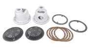 Hayward WG1049AVDGRPAK2 8" Main Drain, 2" FPT Side, 1.5" FPT Bottom, Dark Gray, 2 - Pack – Vita Pool Supply