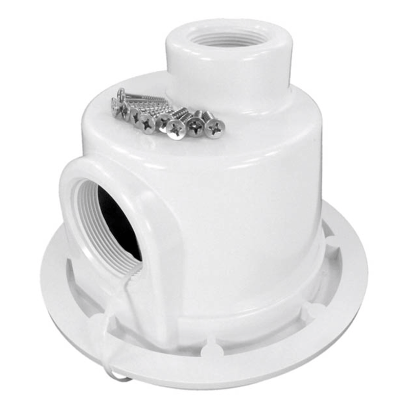 Hayward WG1049AVDGRPAK2 8" Main Drain, 2" FPT Side, 1.5" FPT Bottom, Dark Gray, 2 - Pack – Vita Pool Supply