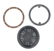 Hayward WG1049AVDGRPAK2 8" Main Drain, 2" FPT Side, 1.5" FPT Bottom, Dark Gray, 2 - Pack – Vita Pool Supply