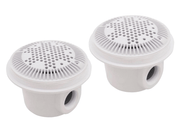 Hayward WG1049AVPAK2 8" Main Drain, 2" FPT Side, 1.5" FPT Bottom, White, 2 - Pack – Vita Pool Supply