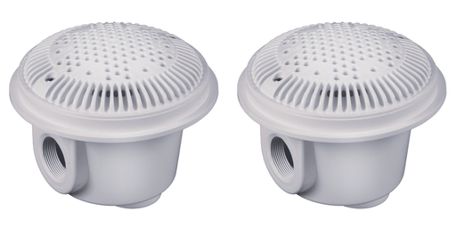 Hayward WG1052AVPAK2 8" Round Main Drain Suction Outlet Concrete, Side & Bottom, Pack of 2 – Vita Pool Supply