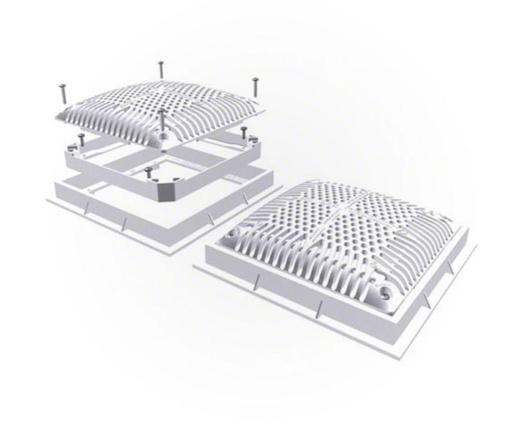 Hayward WG1061HF2PAK2 9" Square Dual Suction Outlet Sump, 3" SKT, High Flow, White, 2 - Pack – Vita Pool Supply