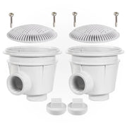 Hayward WG1154AVPAK2 2" Sump with Adjustable Collar and Grate, White, 2 - Pack – Vita Pool Supply