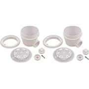 Hayward WG1154AVPAK2 2" Sump with Adjustable Collar and Grate, White, 2 - Pack – Vita Pool Supply