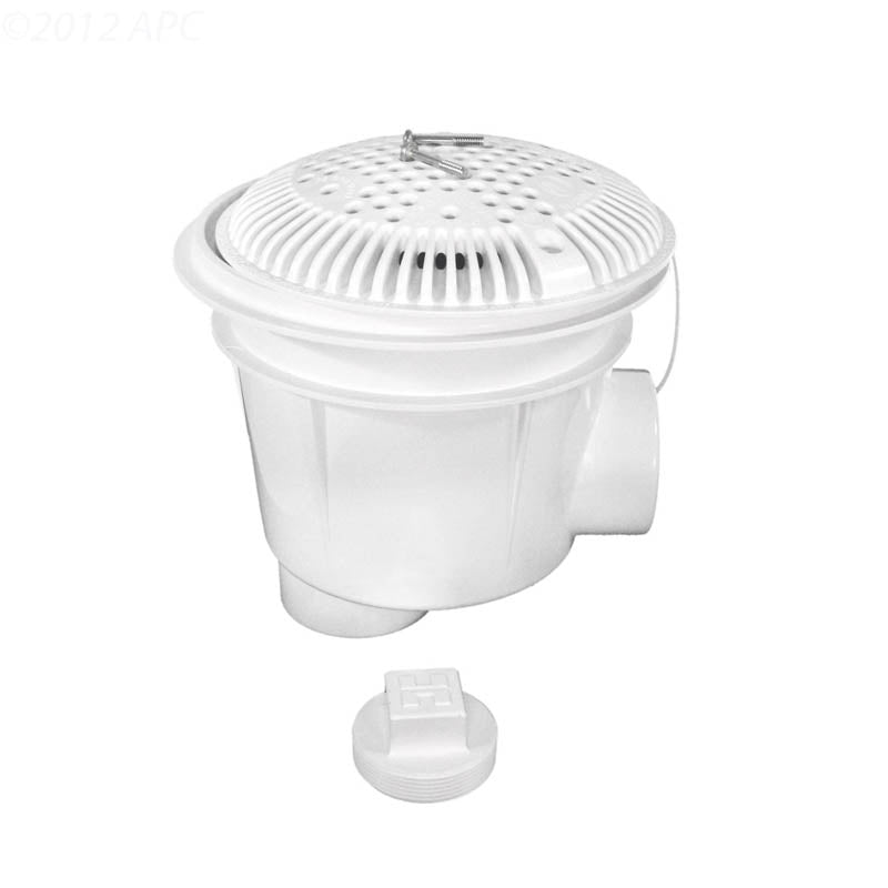 Hayward WG1154AVPAK2 2" Sump with Adjustable Collar and Grate, White, 2 - Pack – Vita Pool Supply