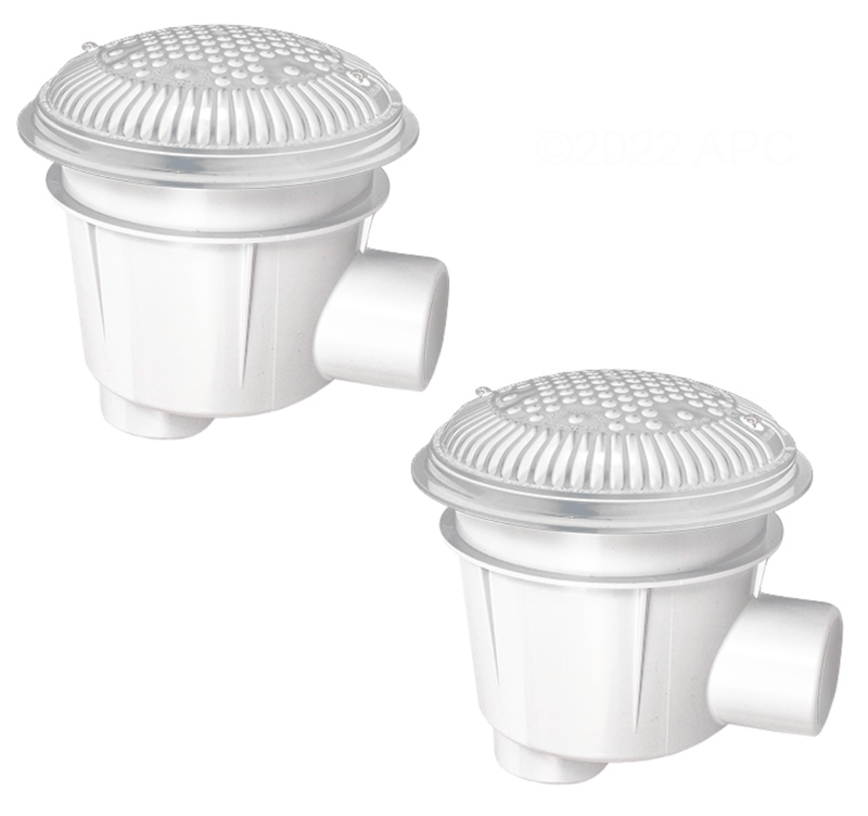 Hayward WG1154SPAK2 Main Drain Concrete White 2 Pack – Vita Pool Supply