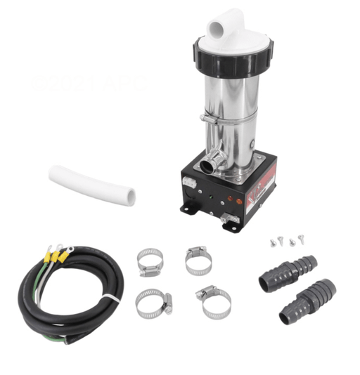 HydroQuip Universal 5.5kW Low Flow Vertical Rite - Fit Heater Kit 27 - V310 - 7T - K – Vita Pool Supply