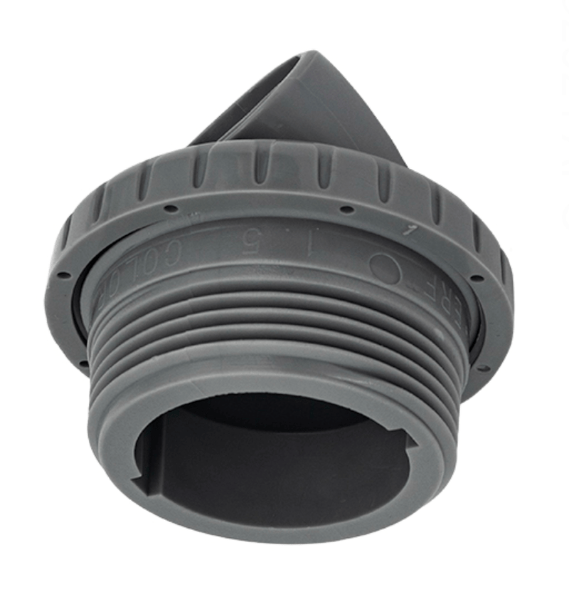Infusion Gray Venturi Return Fitting Threaded 1.5" Inlet (VRFTHLG) – Vita Pool Supply