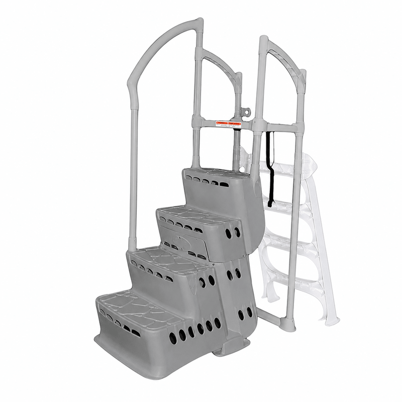 InnovaPlas Biltmor Above - Ground Pool Step with Deck Attachments (5005) – Vita Pool Supply