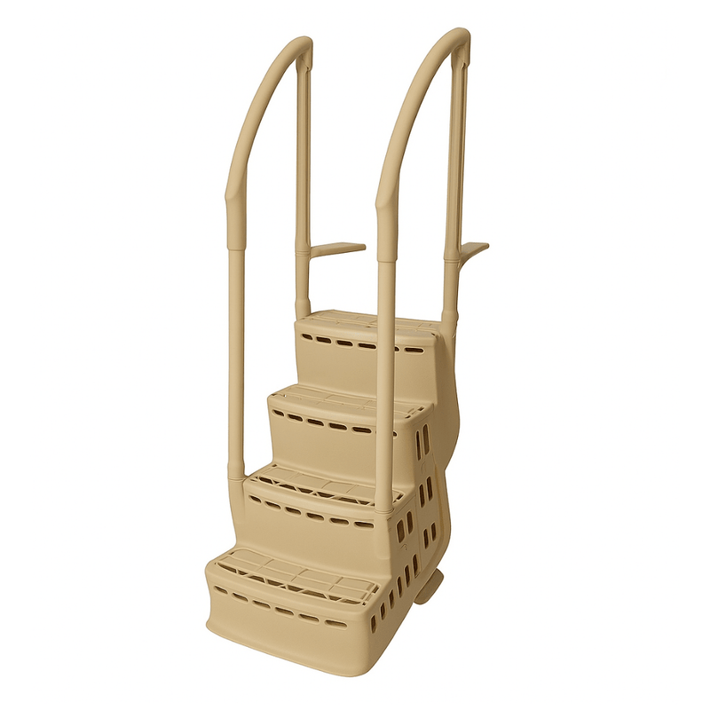 InnovaPlas Biltmor Above - Ground Pool Step with Deck Attachments (5005) – Vita Pool Supply