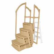 InnovaPlas Biltmor Above - Ground Pool Step with Deck Attachments (5005) – Vita Pool Supply