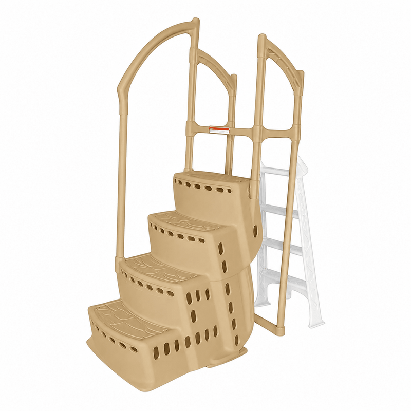 InnovaPlas Biltmor Above - Ground Pool Step with Deck Attachments (5005) – Vita Pool Supply