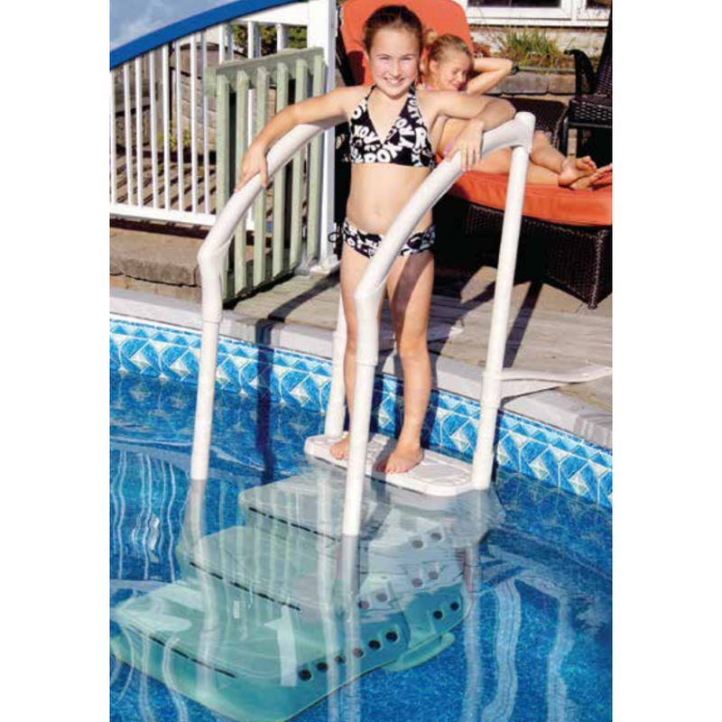 InnovaPlas Biltmor Above - Ground Pool Step with Deck Attachments (5005) – Vita Pool Supply