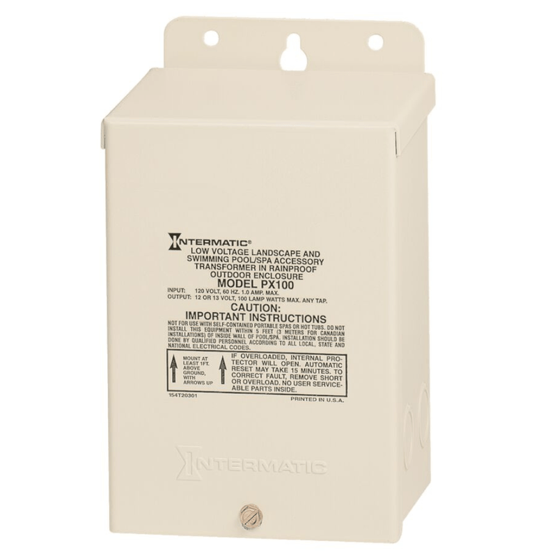 Intermatic PX100 Pool/Spa Light Safety Transformer 100W 12V 1A – Vita Pool Supply