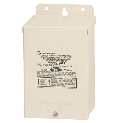 Intermatic PX100 Pool/Spa Light Safety Transformer 100W 12V 1A – Vita Pool Supply