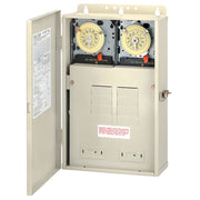 Intermatic T30404R 100A Load Center with Two T104M Mechanisms, 8 - Breaker Spaces – Vita Pool Supply