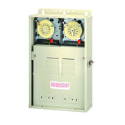 Intermatic T30404R 100A Load Center with Two T104M Mechanisms, 8 - Breaker Spaces – Vita Pool Supply