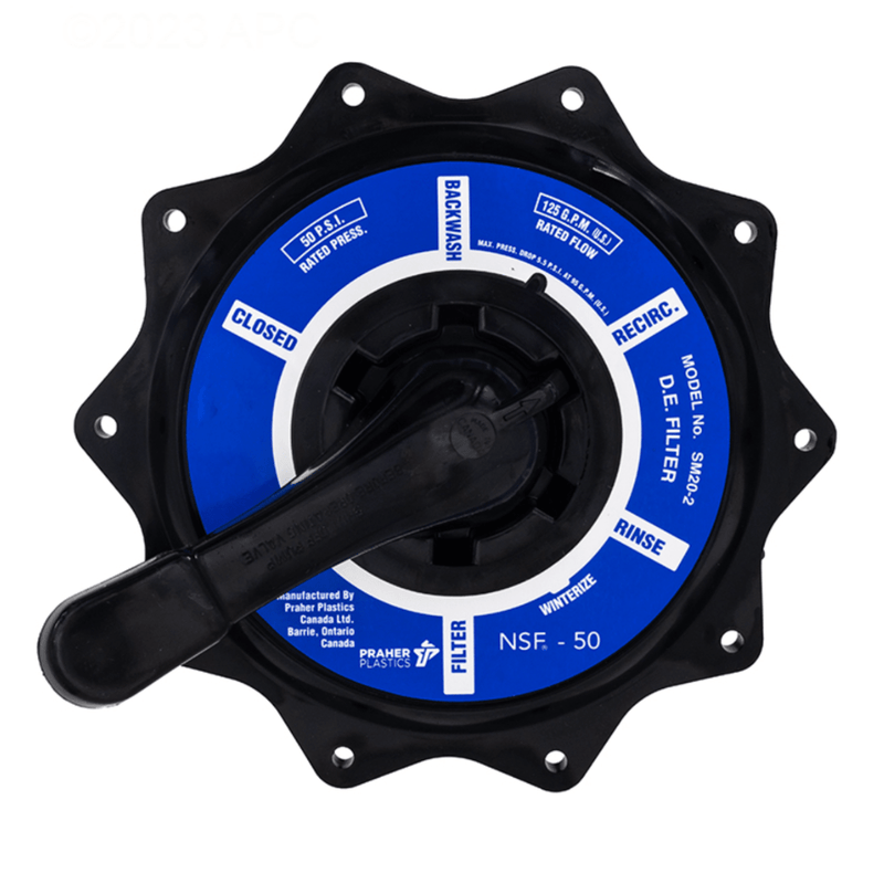 Jandy® R0443900 2" Side Mount Multi - Port Valve Top Assembly – Vita Pool Supply