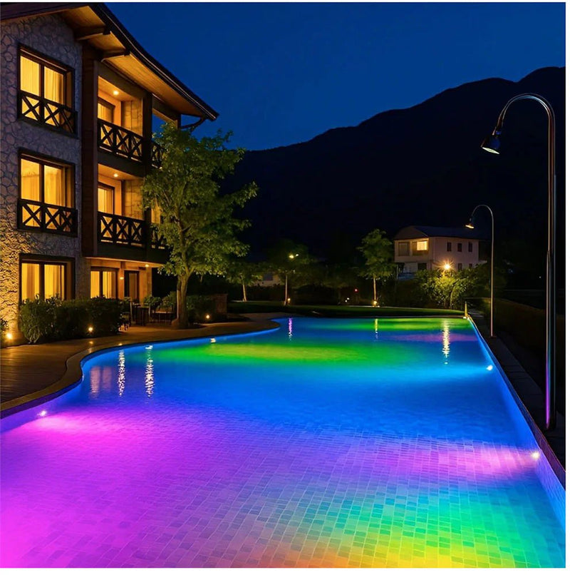 J&J ColorSplash VU 1.5" Nicheless RGB - W LED Light 20W 12V 150' Cord, LPL - R2CW - 12 - 150 25015 – Vita Pool Supply