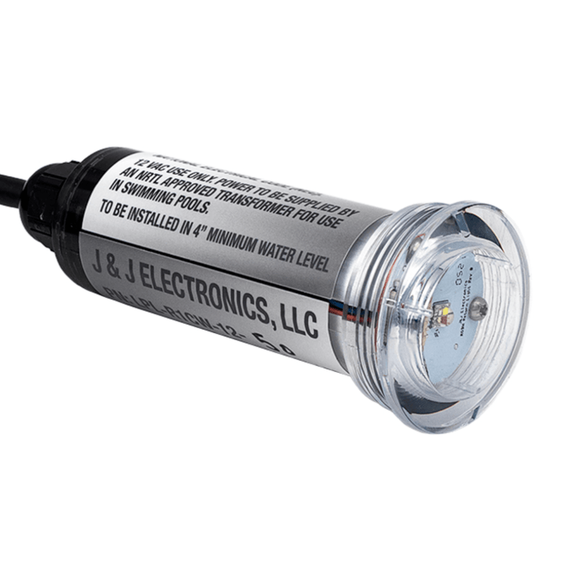 J&J ColorSplash VU 1.5" Nicheless RGB - W LED Light 8W 12V 50' Cord (LPL - R1CW - 12 - 50 25009) – Vita Pool Supply