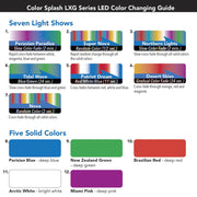 J&J ColorSplash XG-W Pool Light 23027 LPL-F2CW-120-50-PSQ – Vita Pool Supply